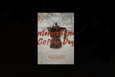 International Coffee Day cafe coffee original design poster poster a day poster art poster design trend design trend design 2020 typography vintage