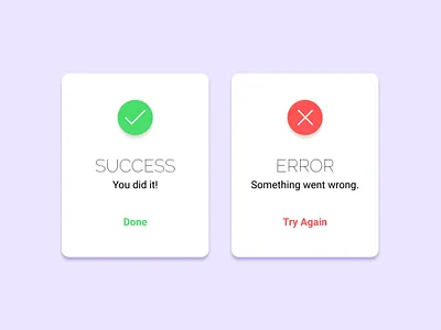 011 Flash Message 011 dailyui error flash flash message success