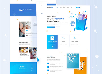 Pharmacy Landing Page Design 2020 2020 design 2020 trend 2020 trends 2020calendar 2020trendy 2021 agency clean design dribbble best shop gradient health healthcare healthy madicine website medicine pharmacy webdesign