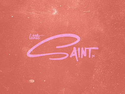 Little Saint Lettering brush calligraphy catholic ipadlettering jesus lettering