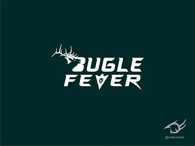 B Letter Elk Broadhead Hunting Logo Design Sold To Bugle Fever antler branding broadhead deer design elk fishinghuntinglogo fishinglogo huntinglogo logo
