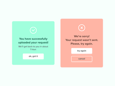 DailyUI 011 Flash message dailyui dailyui011 dailyuichallenge error flash message softcolors success