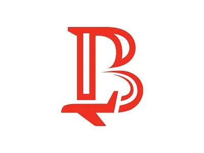 B Plane Logo Icon branding corporate design favicon icon letter lettermark logo minimal modern monogram outline plane red serif travel typography vacation vector