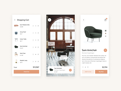 Interior Shop - UI Concept antique app chair classic clean design ecommerce furniture green interior minimal neoclassical product design sofa store table ui