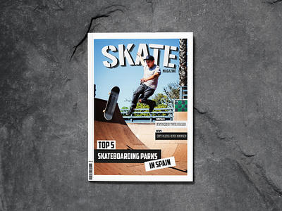 Skate Magazine Design design magazine magazine cover typography