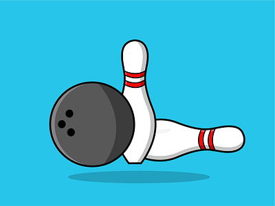 BOWLING branding design illustration illustrator logo