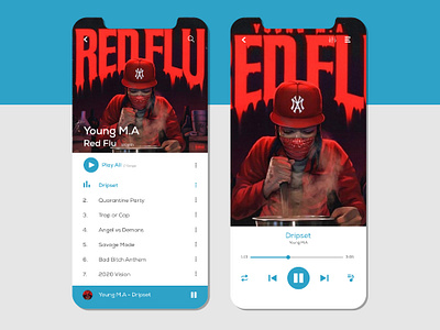 Music App app branding design graphic design ui ux web website