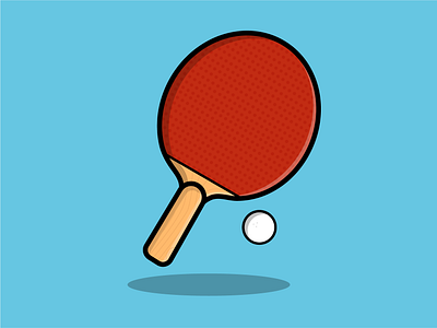 Pingpong design illustration illustrator logo vector