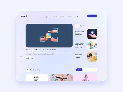 Blog blog branding clean design desktop shot sketch ui ux website