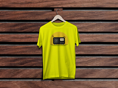 RADIO adobe illustrator adobe illustrator cc dribbble radio t shirt tshirt tshirt design tshirtdesign vector yellow