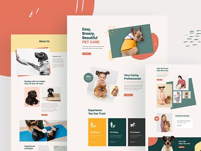 Pet Care Layouts for SP Page Builder Pro animals layouts minimal pet adoption pet care pet shop pet store pets template veterinary clinic webui