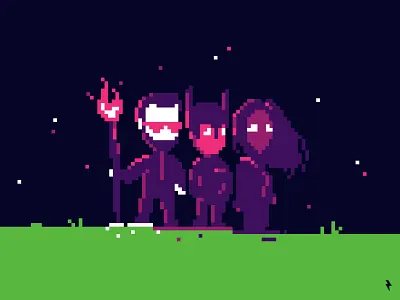 Crew 80s 8bit character console crew flat graphic design heroes illustration justice league linework nintendo pixelart stars starwars superhero superheroes torch vector vintage