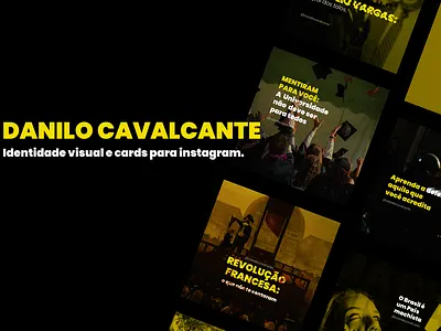 Danilo - Identidade Visual e Cards para Instagram identidade visual instagram instagram post instagram stories instagram template visual identity