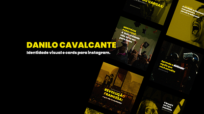 Danilo - Identidade Visual e Cards para Instagram identidade visual instagram instagram post instagram stories instagram template visual identity