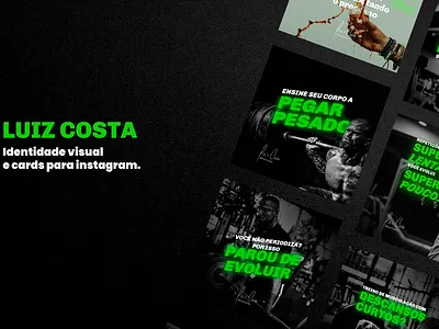 Luiz - Identidade Visual e Cards identidade visual instagram instagram post instagram template visual identity