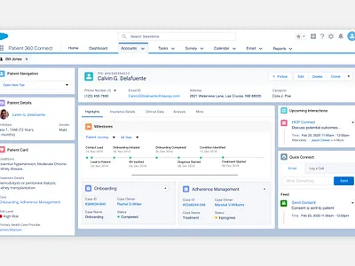 Patient Account - Salesforce Health cloud crm lifescience salesforce