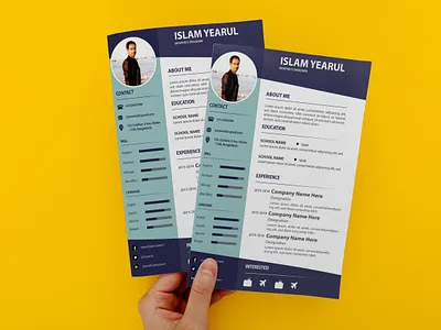 Resume Templete 05 01 biodata design