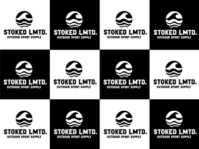 Mini Logo for Stoked LMTD. brand brand identity branding digital art flatdesign graphic design illustration logo logo design logos