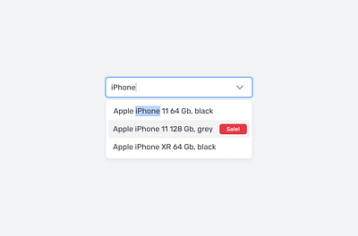 Dropdown for quick search results dropdown dropdown ui search results ui