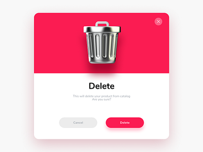 Delete 3d 3d artist app design cinema4d design illustration inspiration interaction interaction design interactions interface landing landing page design maxonc4d ui ui design ux uxdesign