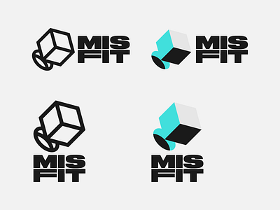 MISFIT branding logo misfit nada no win nope square peg round hole