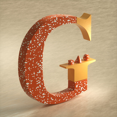 G #36daysoftype 3d 3d art 3d artist 3dartwork 3dillustration 3dmodel 3dmodeling c4d cinema4d daily gameart graphic design illustration motion otoy productdesign render scifi surreal