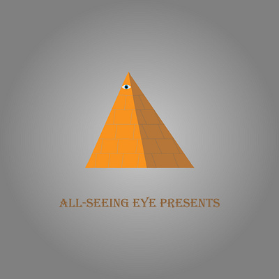 All seeing eye logo branding design eye illuminati illustration logodesign pyramid triangle triangle logo vector