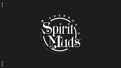 Spirit Muds branding design handlettering illustration logo typogaphy