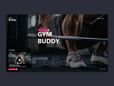 Gym UI design dribbble graphic graphicdesign job logo type typography ui ui design ui ux uidesign uiux uiuxdesign ux ux design uxdesign wierd work