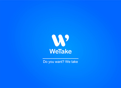 WeTake - Identidade VIsual branding design identidade visual identity logo minimal typography ui