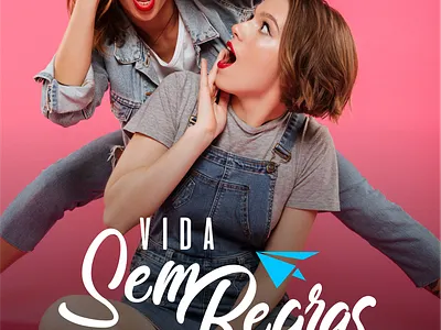 VSR - Vida Sem Regras branding branding design flat identity design illustrator minimal typography