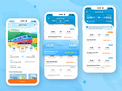 Exploration for Blibli Travel app blibli colorful design exploration illustration mobile app travel ui ui design uiux visual