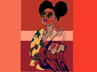 Jazmine from Angolan design illustration vector