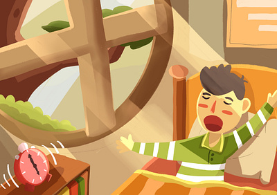 Morning Wake Up character character design character illustration childrens book childrens illustration illustration picturebook
