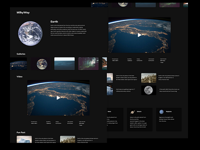 Space Information Website astronaut black desain design earth figma interface space template ui ui design uidesign uiux user experience user interface ux uxui web web design website