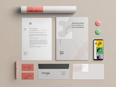 Fabio Haag Type brand identity design studio fabio haag gestalt graphic design illustration isometric lines soft colors type type design typography visual identity
