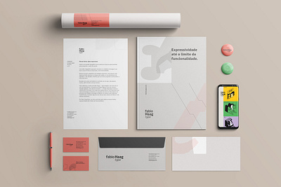 Fabio Haag Type brand identity design studio fabio haag gestalt graphic design illustration isometric lines soft colors type type design typography visual identity