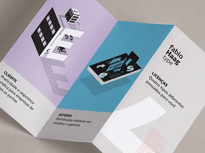 Fabio Haag Type brand identity design studio fabio haag gestalt graphic design illustration isometric lines soft colors type type design typography visual identity