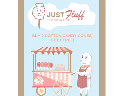 Just Fluff Ad Campaign: Flyer 1