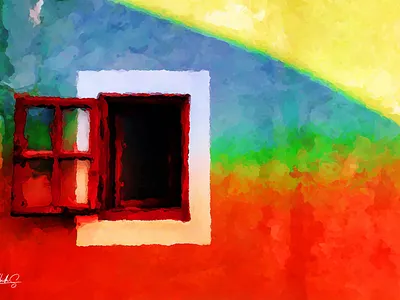 Window Painting digital art digital illustration digital painting digitalart illustration painting