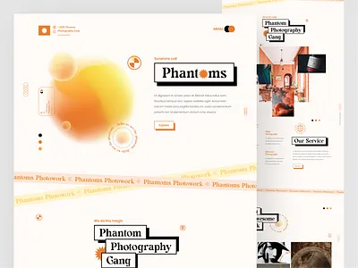 Landing page #exploration photography website branding clean design designs dope flat header homepage landing page minimal typogaphy ui web website