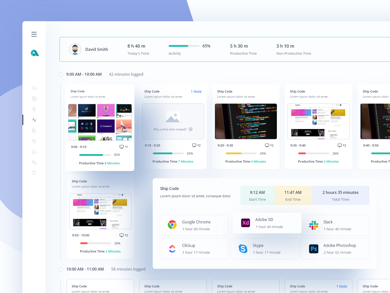 Screenshot Monitoring ⚡️ by Razy Hassan on Dribbble