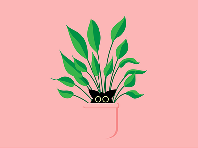 Catventure #1.2 art cat catventure design flower graphic graphic design illustration illustrator minimal minimalist vector