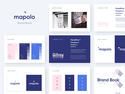 Brand Book Exploration 🎨📘 blue and pink brand brand board brand book brand design brand identity branding branding design clean color palette logo logo design pink and blue typography yonke