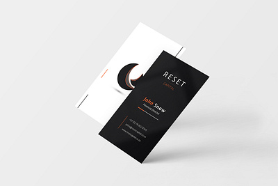 Reset Capital Corporate Identity brand design brand identity branding business card design graphic design identity illustration logo