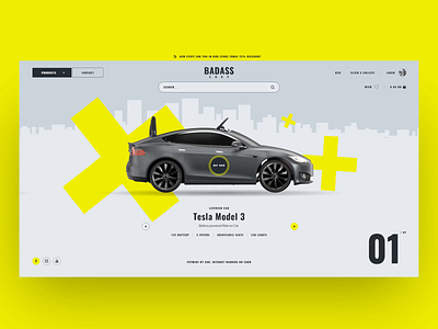 FREE XD Badass shop animation design development free psd free xd freebie freebies responsive ui ux uxui web web design webshop website website design