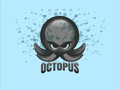Octopus illustrations logo logodesign puangfikar