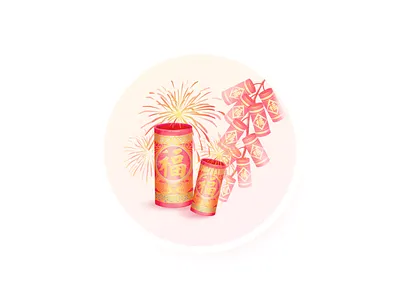 Firecracker design icon illustration ui