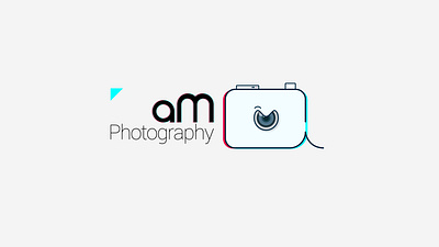 am Photography Logo colors design graphic illustration logo photography simple text