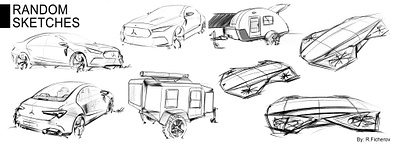 Random Sketches automotive automotive design car car design exterior design mercedes benz sustainability transportation transportation design vehicle